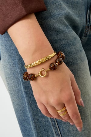 Acrylic Beaded Bracelets Beads Retro Daily Classic Series Women's jewelry-14mm h5 Picture2