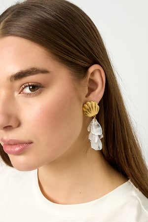 Shell earrings with mother of pearl h5 Picture4