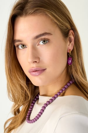 Resin Drop Earrings irregular shape Casual Daily Simple Series Women's jewelry h5 Picture2