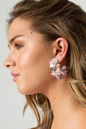 Pendientes de aro de cobre geométricos, informales, diarios, sencillos, joyería para mujer h5 Imagen6