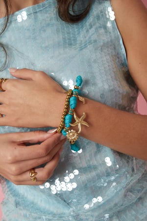 Rope bracelet with knots and various charms h5 Picture2