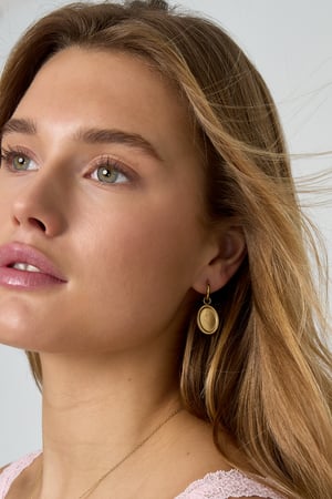 Tulip Blossom Stainless Steel Earrings h5 Picture6