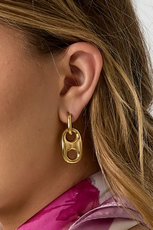 Earrings with button detail h5 Picture3