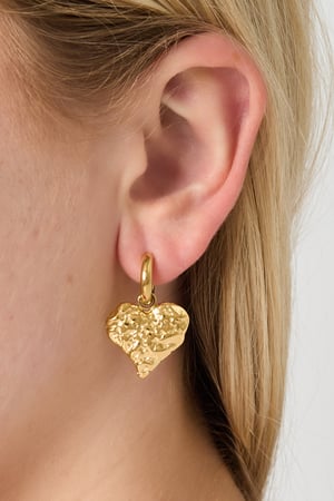 Textured Hearts earrings h5 Picture3