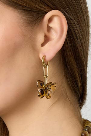 Flower earrings with beads h5 Picture3