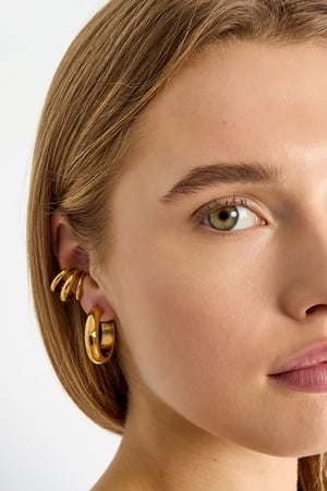 Stainless Steel Ear Cuffs lines Daily Simple Series Women's jewelry h5 Picture2