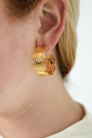 Seashell hoop earrings h5 Picture2