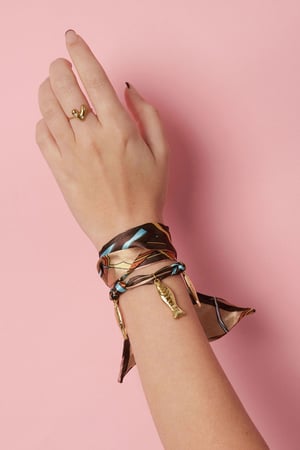 Pulseras de acero inoxidable con dijes de pez, serie casual, diaria y sencilla, joyería para mujer h5 Imagen2