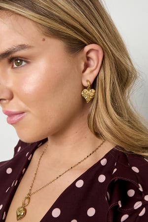 Textured Hearts earrings h5 Picture2