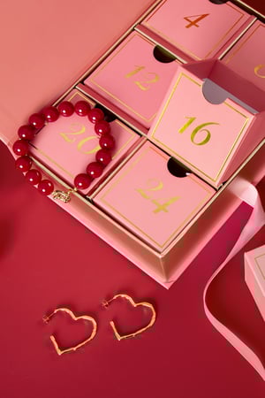 Kerst adventskalenders rechthoek Casual RVS Kerst h5 Afbeelding2