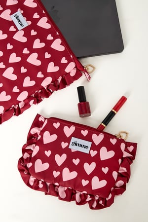 Makeup Bags Heart Casual Polyester Valentine's Day Accessories h5 Picture2