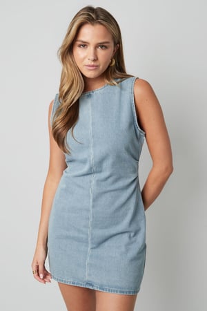 Cotton Women's Mini Dress Sleeveless Bodycon h5 Picture2