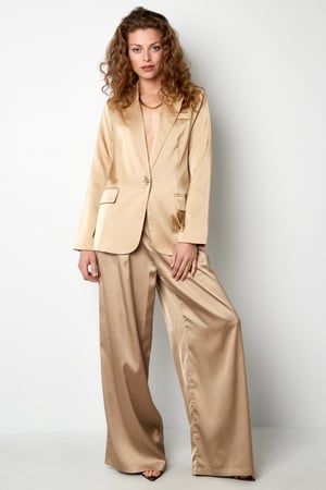 Polyester Women's Suit Set Satin Finish h5 Picture5
