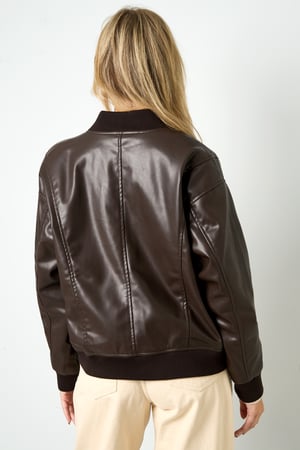 Woven Polyester Fiber Women's Bomber Jacket Fall/Winter Street Style h5 Picture8