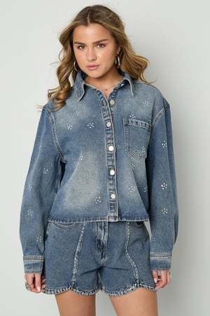 Strass Denim Jacket h5 Picture5