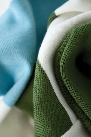 Suéter Polo de Mujer de Viscosa Tejida Rayas Otoño/Invierno h5 Imagen5