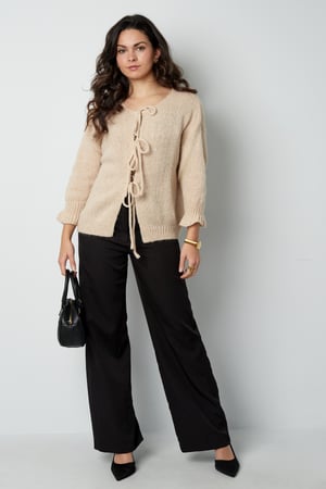 Nylon Women's Short Sleeve Tops Oversized Lace-Up Design h5 Picture6