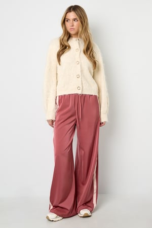 Knitted Polyester Fiber Women's Knit Cardigan Casual Solid Color h5 Picture8