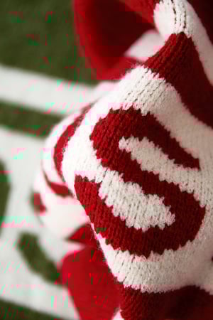 Knitted Polyester Fiber Women's Knit Sweater Sporty Letters h5 Picture7