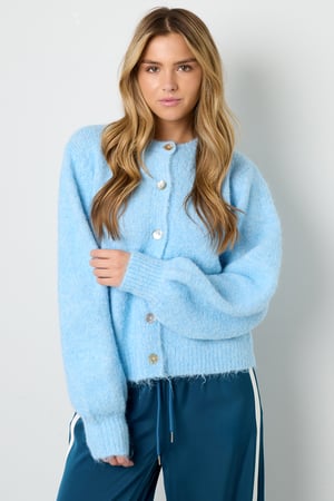 Örülmüş Poliester İplik Kadın Cardigan Kasual Tek Renk Sonbahar/Kış h5 Resim5