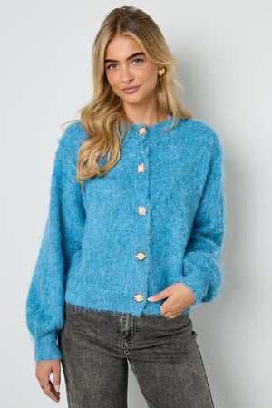 Knitted Polyester Fiber Women's Knit Cardigan Casual Solid Color h5 Picture10