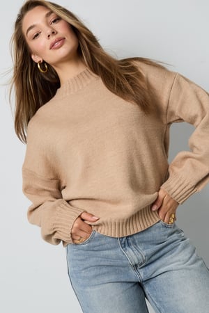 Gestrickte Polyesterfaser Damen Strickpullover Casual Letters h5 Bild9