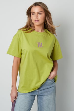 Cotton Women's T-shirt Oversized Minimalist Logo h5 Picture2