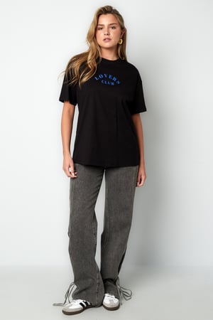 Cotton T-shirt Femme Casual Letters h5 Image6