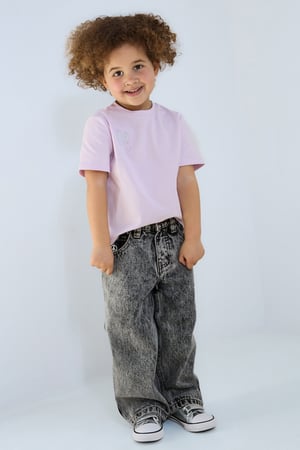 Cotton Children's T-shirt Casual Embroidered Heart Design h5 Picture3