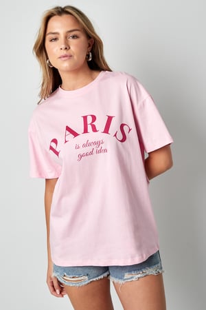 Cotton T-shirt Femme Casual Letters h5 Image4