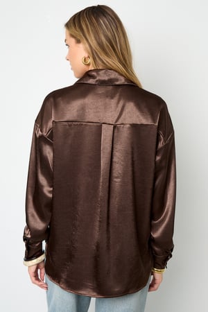 Woven Polyester Fiber Women's Blouse Casual Solid Color Basic h5 Picture12