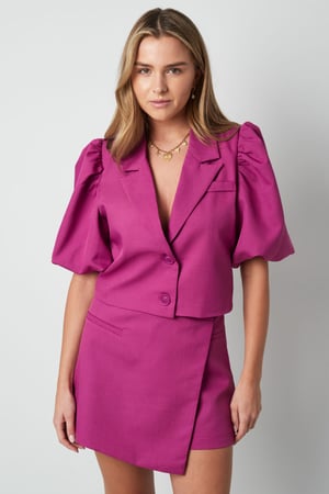 Jupe courte en polyester pour femme Design asymétrique à rabat h5 Image3