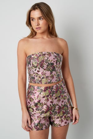 Polyester Women's Sleeveless Top Floral Print h5 Picture2