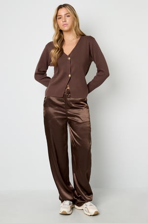 Viscose Knitted Women's Cardigan Casual Solid Color Fall/Winter h5 Picture5