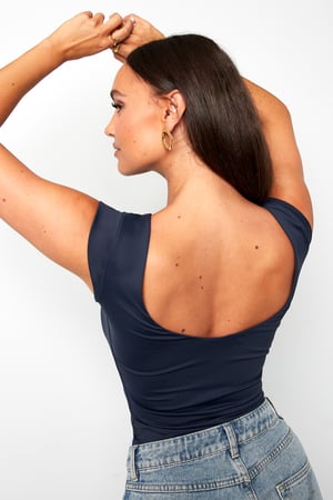 Nylon Gestricktes Damen-T-Shirt Basis Einfarbig Frühling/Sommer h5 Bild10