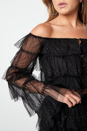 Woven Polyester Women's Long Sleeve Top Spring/Summer Solid Color h5 Picture6