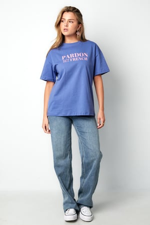 Cotton T-shirt Femme Casual Letters h5 Image7