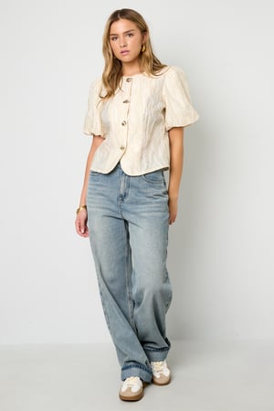 Woven Polyester Fiber Women's Short Sleeve Tops Elegant Solid Color Spring/Summer h5 Picture5