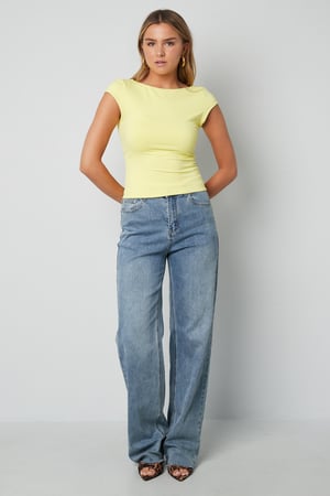 Nylon Gestricktes Damen-T-Shirt Basis Einfarbig Frühling/Sommer h5 Bild9