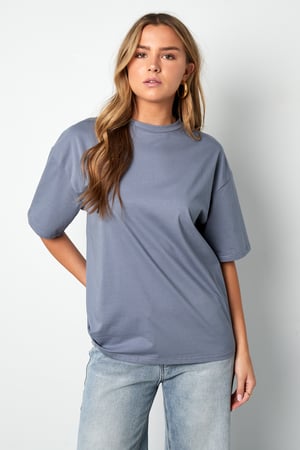 Cotton Knitted Women's T-shirt Casual Solid Color h5 Picture6