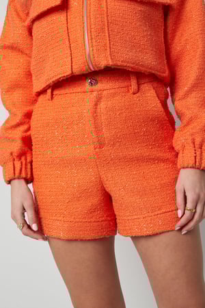 Shorts Femme Polyester Taille Haute Couleur Unie h5 Image2