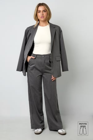 Woven Polyester Fiber Women's Straight Leg Pants Casual Fall/Winter h5 Picture12