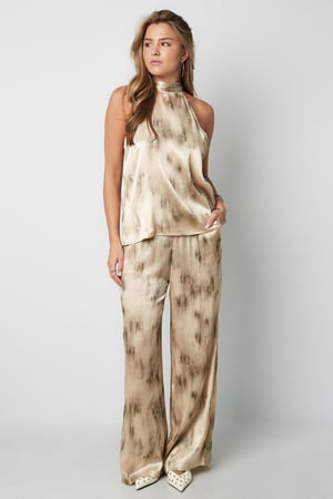 Pantalon large femme tissé casual Tie-dye Printemps/Été h5 Image5