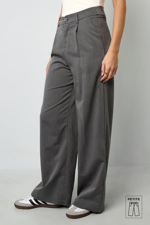 Woven Polyester Fiber Women's Straight Leg Pants Casual Fall/Winter h5 Picture7