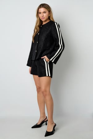 Woven Polyester Fiber Women's Shorts Elegant Plaid Fall/Winter h5 Picture9