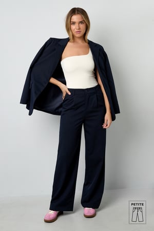 Woven Polyester Fiber Women's Straight Leg Pants Casual Fall/Winter h5 Picture8