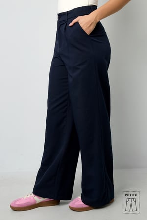 Woven Polyester Fiber Women's Straight Leg Pants Casual Fall/Winter h5 Picture10