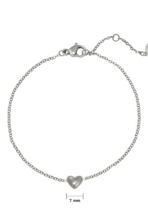 Bracelet Always in my Heart Silver Color Stainless Steel h5 Picture3