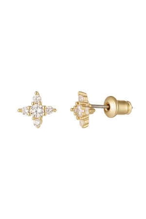Kulak Studs Star - Sparkle Koleksiyonu Gold Copper h5 