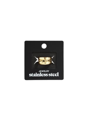 Layered ring with minimalist twisted detail h5 Picture4